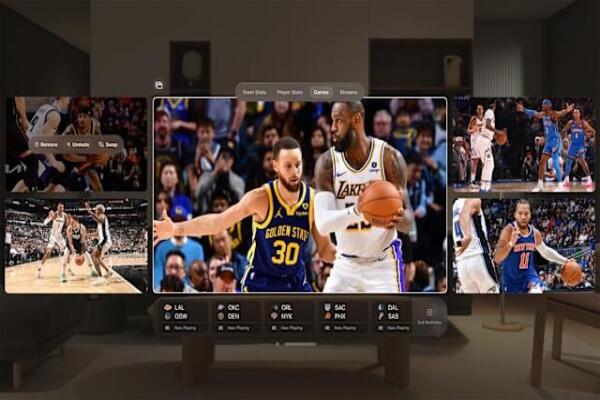 Trải Nghiệm LA Lakers Courtside Ảo Sắp Đến Với Apple Vision Pro: Chi Tiết Về Live Stream Apple Immersive